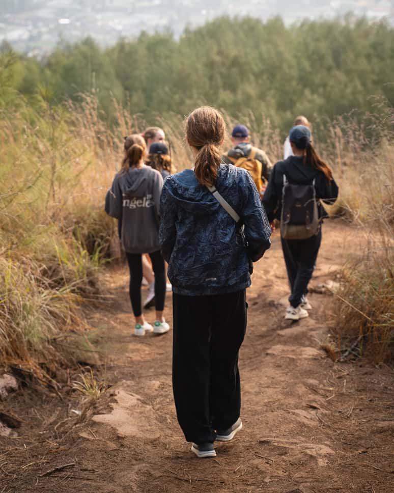Mount Batur hike family kids