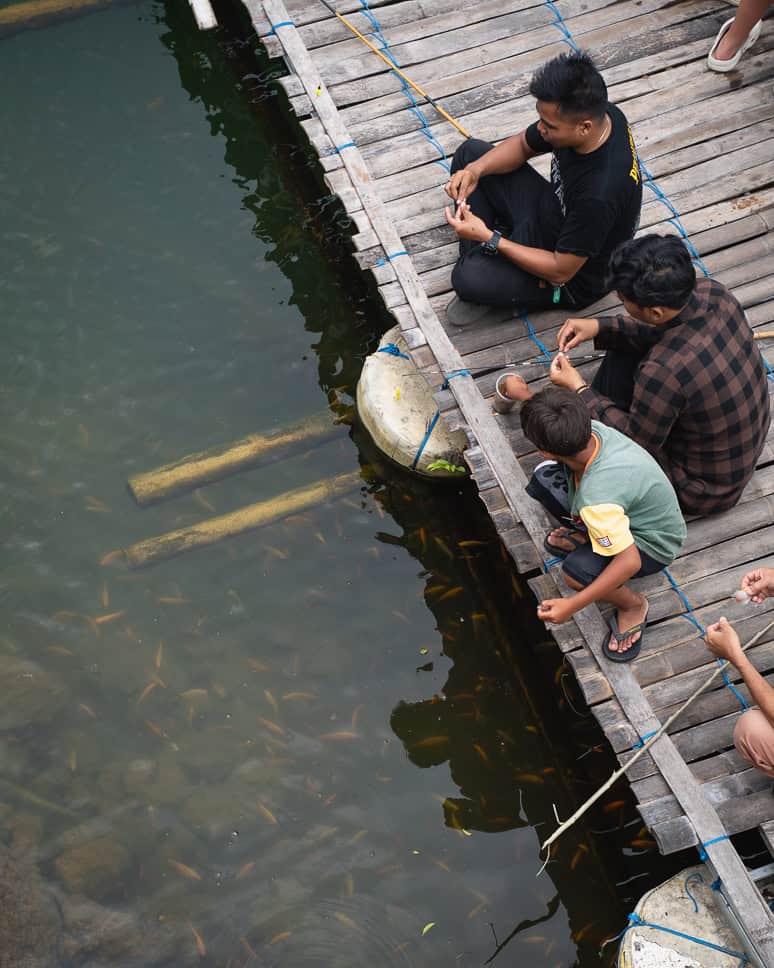Fishing in Lake Batur what to do Bali
