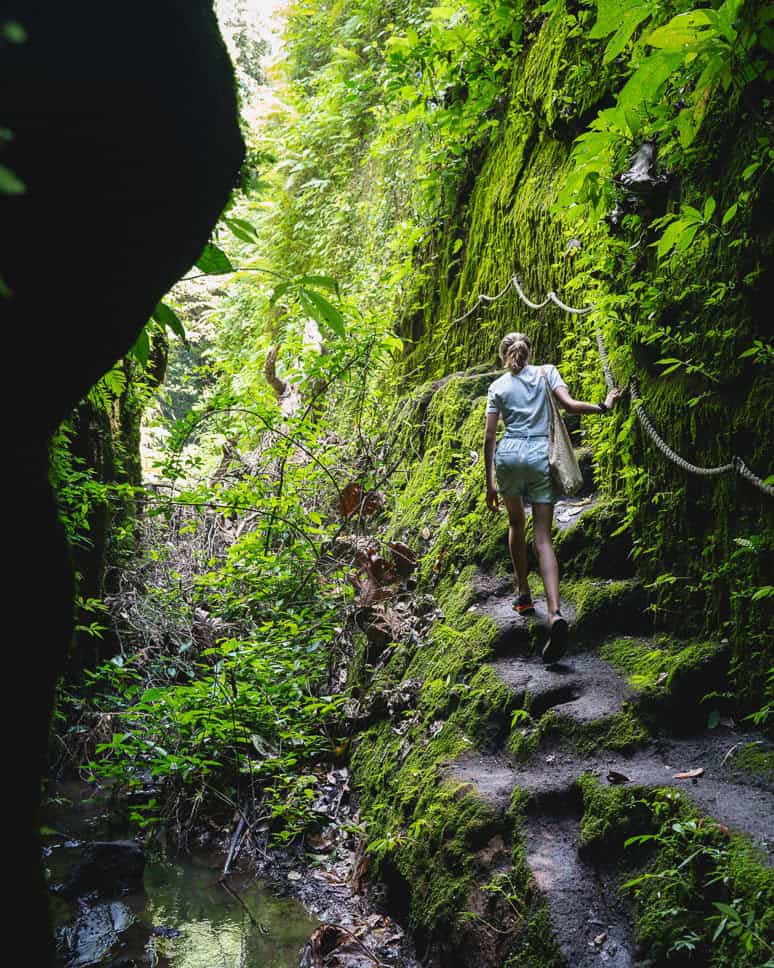 Verborgen plekken in Bali Sidemen Secret Waterfall