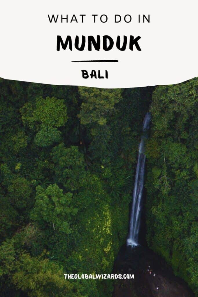 what to do in Munduk Bali