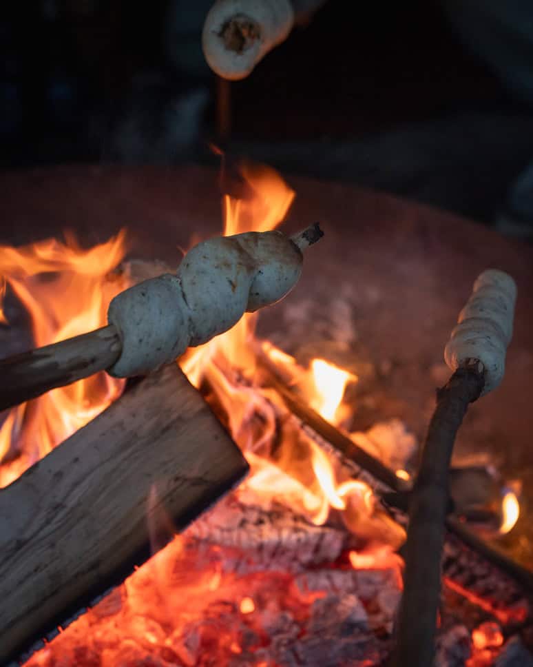Nederland bijzondere ervaring brood bakken vuur Winterwoods