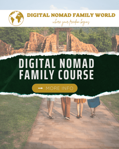 How to become a digital nomad family and travel the world Banner Digital Nomad Family Course - Community