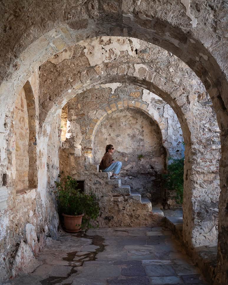 The ultimate 10-day itinerary for Greece + Peloponnese Mystras Vaults Itinerary 10 days Greece