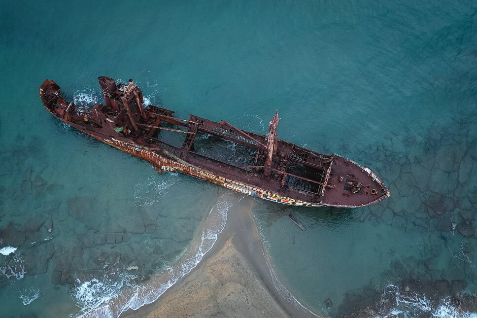 Greece Shipwreck Dimitrios Mani Peninsula