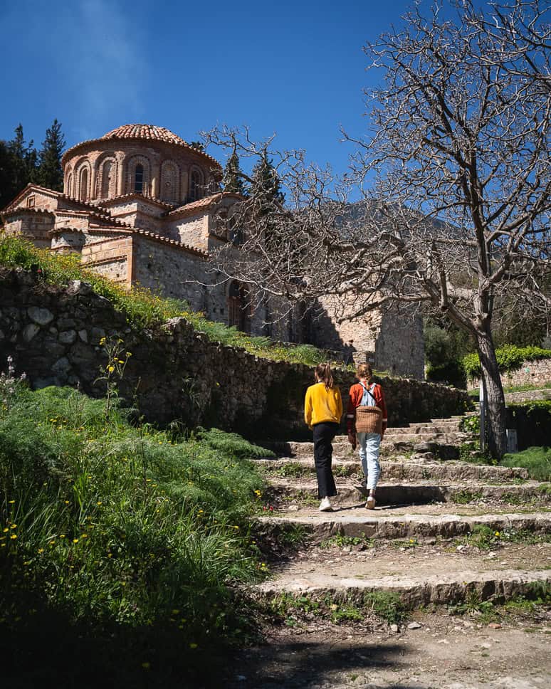 Visit Mystras and go back in time to Byzantine Greece Stairs Mystras Sights