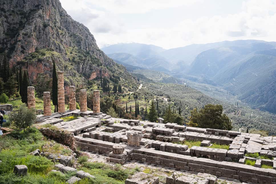 What to do in Delphi, Greece: A magical journey back in time Archeological Site Delphi Temple Apollo