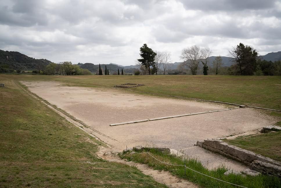 Visit ancient Olympia in Greece: the birthplace of the Olympic Games Old stadium of the Olympic Games in Olympia