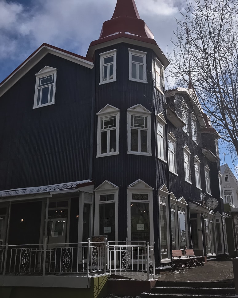20+ Best things to do in Iceland: Our Ultimate Iceland Bucket List Beautiful old building in the cozy town of Akureyri with a shop
