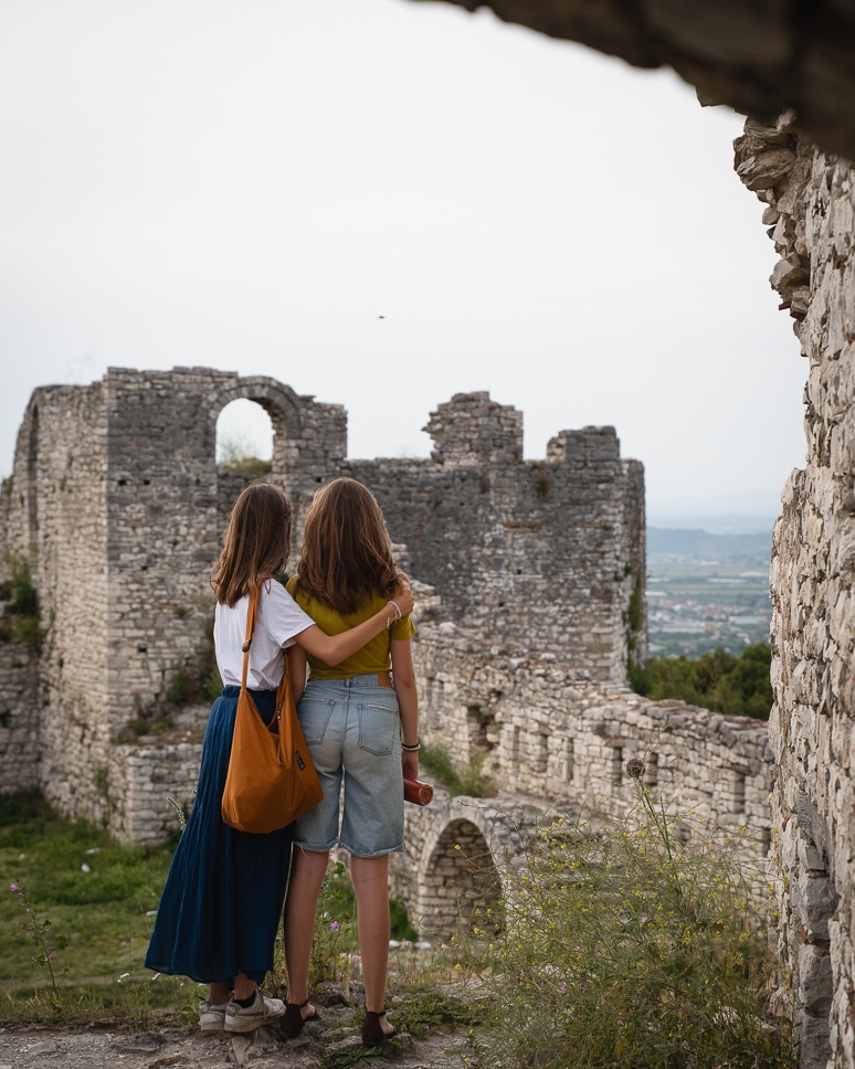 Albania road trip: our ultimate itinerary for 10 days to 3 weeks view from the Berat Castle in Albania