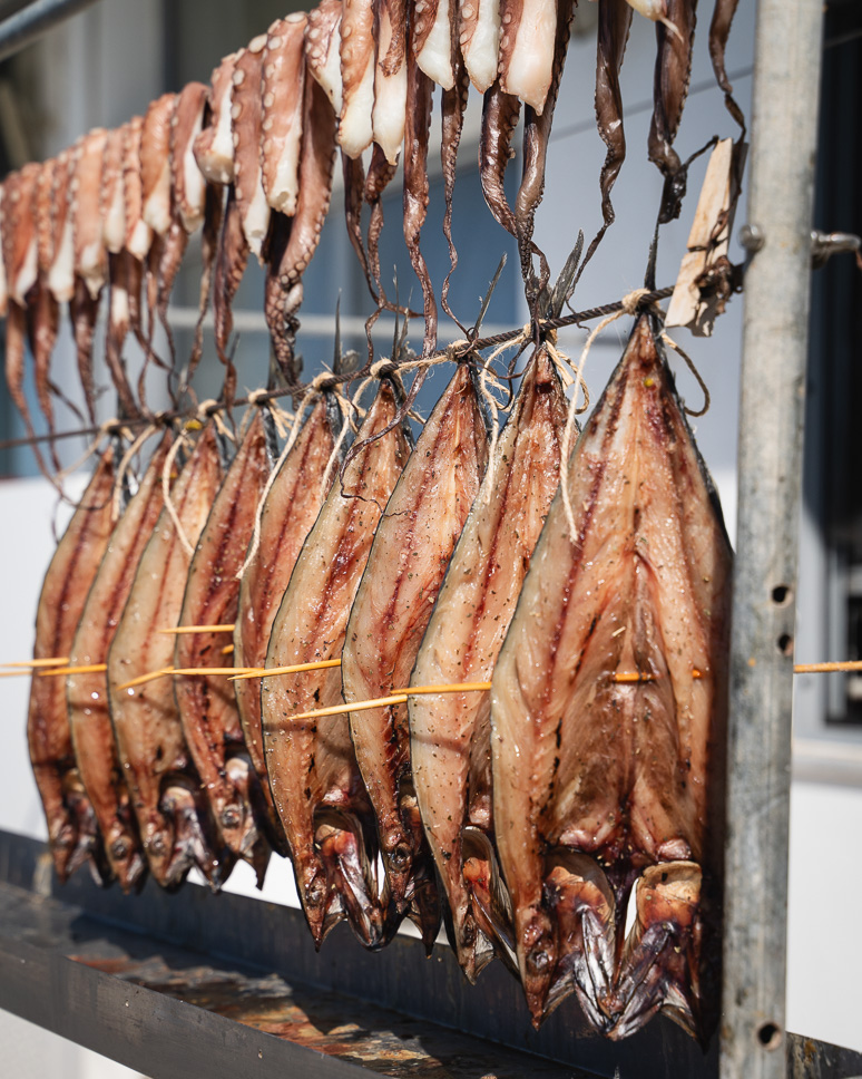 What to do in Paros, Greece: complete travel guide + 4-day itinerary locally dried fish in Aliki