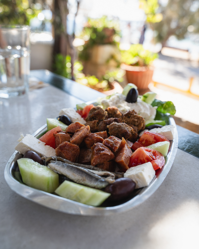 What to do in Paros, Greece: complete travel guide + 4-day itinerary local dish in Aliki, Paros<br>