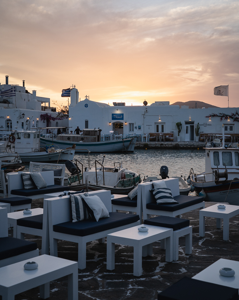 What to do in Paros, Greece: complete travel guide + 4-day itinerary Sunset view over Naoussa Harbor