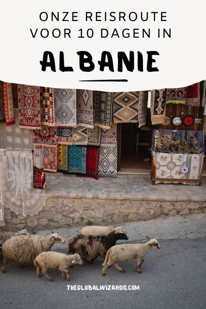 De Ultieme Rondreis door Albanië: Onze Reisroute voor 10 Dagen pin over een reisroute van 10 dagen door Albanie