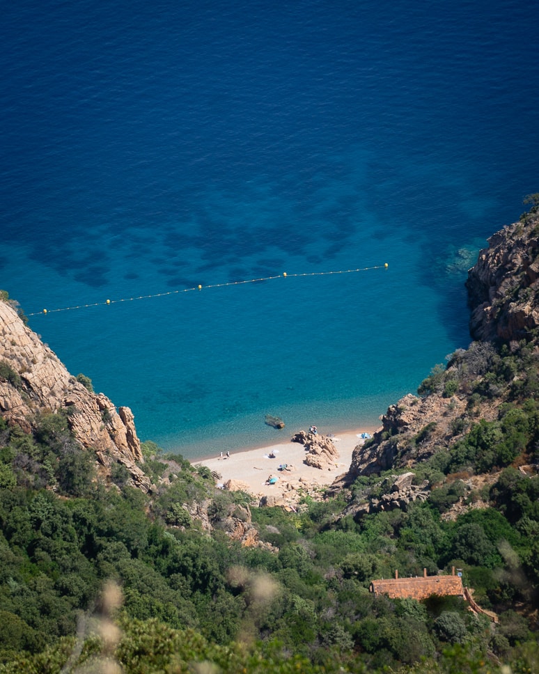 Car rental in Corsica: everything you need to know (+ our own experience driving in Corsica) Plage de Ficajola road trip Corsica
