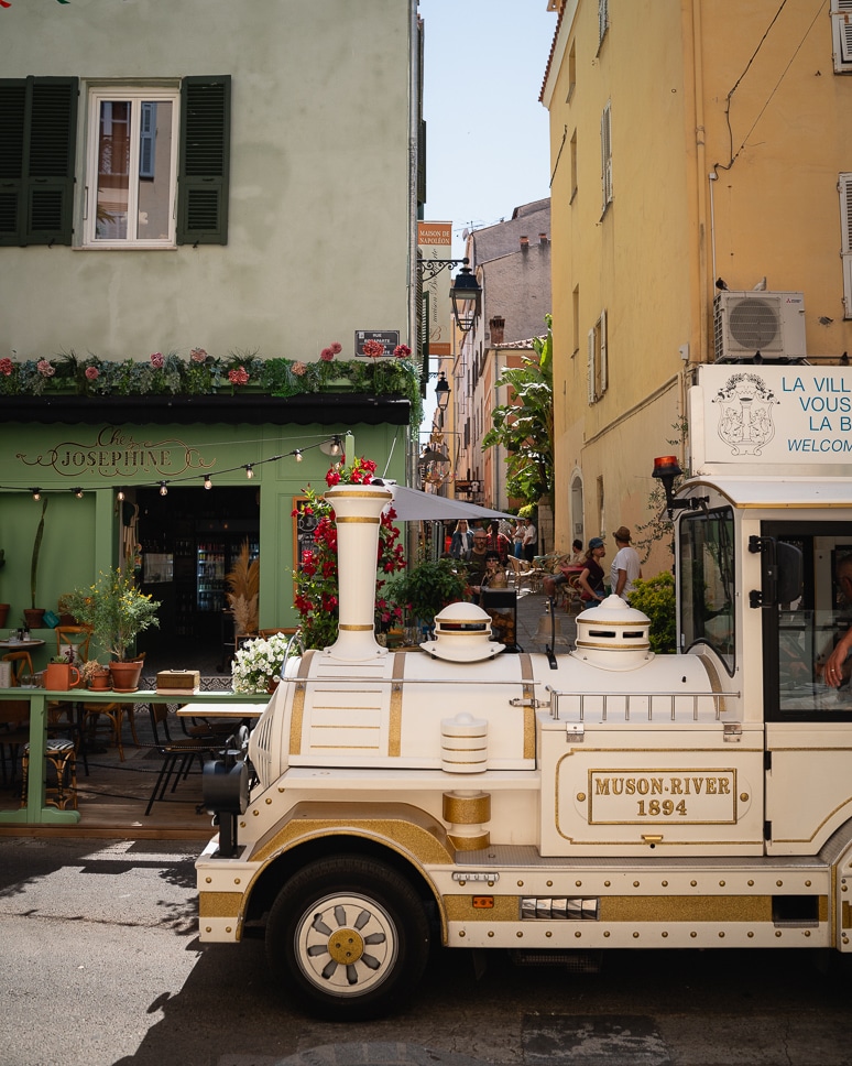 Le Petit Train d'Ajaccio tourist train in Corsica