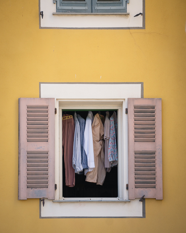 Window in Ajaccio Corsica